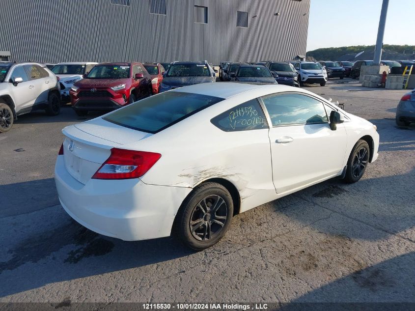 2012 Honda Civic Cpe VIN: 2HGFG3B51CH002695 Lot: 12115530