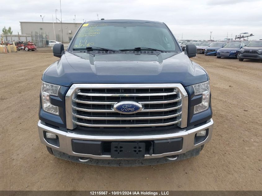 2017 Ford F150 Supercrew VIN: 1FTFW1EG5HFB37206 Lot: 12115567