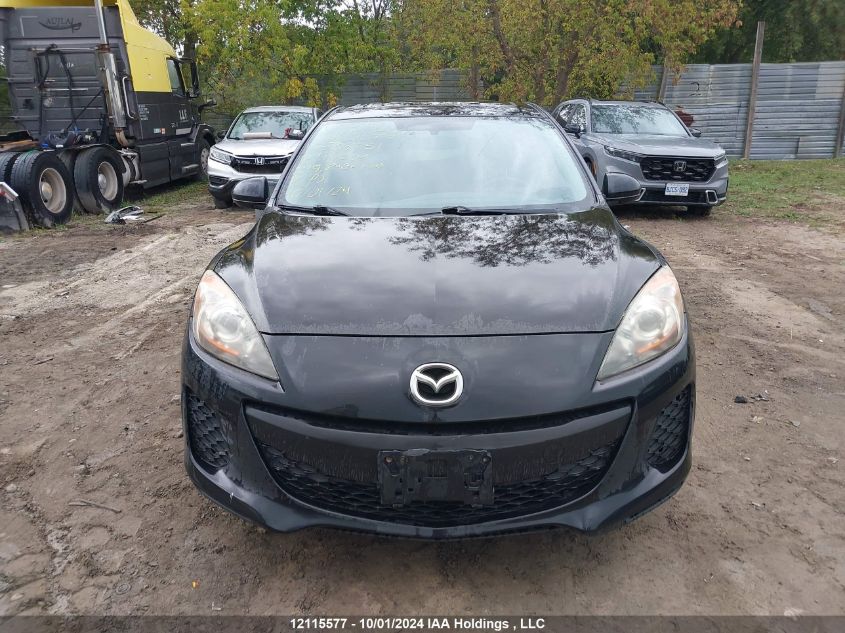 2013 Mazda Mazda3 VIN: JM1BL1L78D1708351 Lot: 12115577