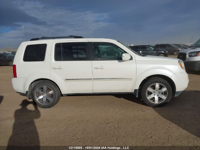 2013 Honda Pilot Touring VIN: 5FNYF4H98DB503746 Lot: 12115585