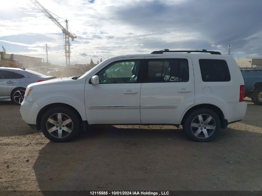 2013 Honda Pilot Touring VIN: 5FNYF4H98DB503746 Lot: 12115585