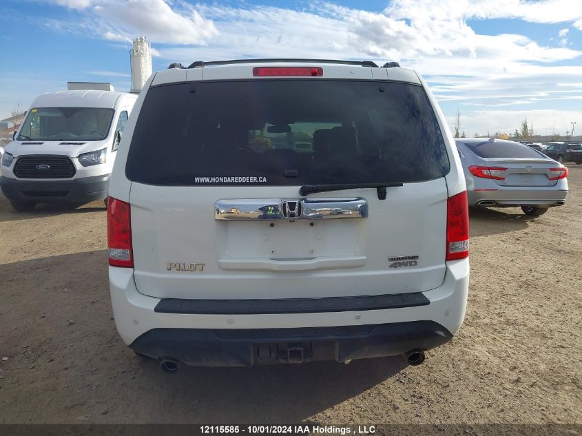 2013 Honda Pilot Touring VIN: 5FNYF4H98DB503746 Lot: 12115585