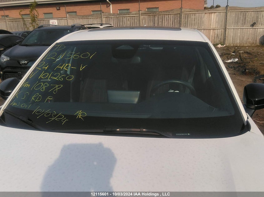 2024 Honda Hr-V VIN: 3CZRZ2H57RM101260 Lot: 12115601