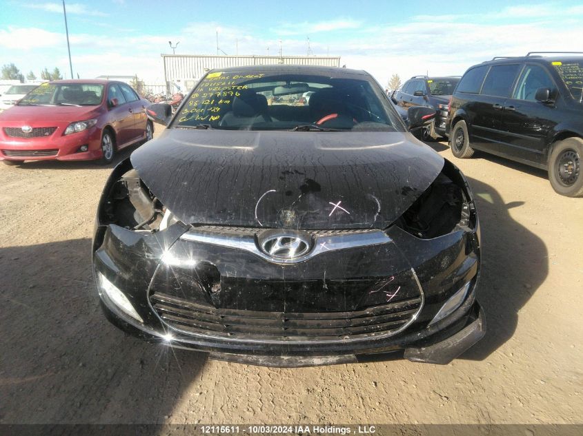 2016 Hyundai Veloster VIN: KMHTC6AD7GU277896 Lot: 12115611