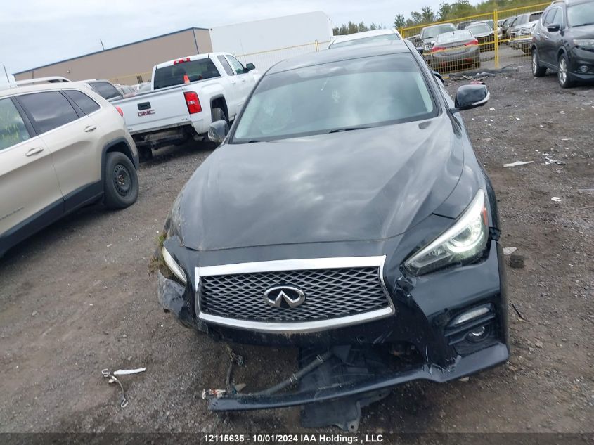 2014 Infiniti Q50 VIN: JN1BV7AR6EM702987 Lot: 12115635