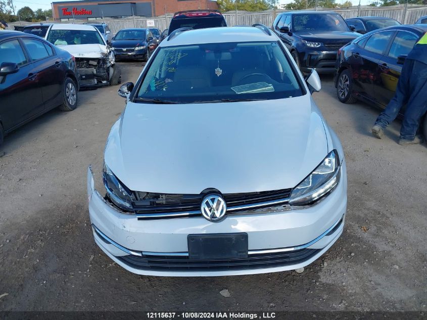 2019 Volkswagen Golf Sportwagen VIN: 3VW117AU9KM515426 Lot: 12115637