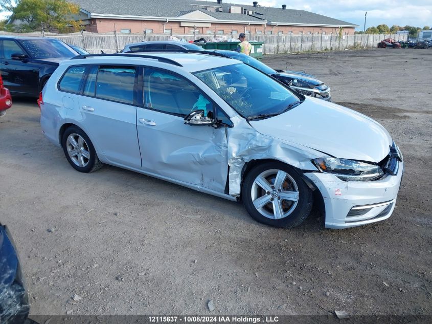 2019 Volkswagen Golf Sportwagen VIN: 3VW117AU9KM515426 Lot: 12115637