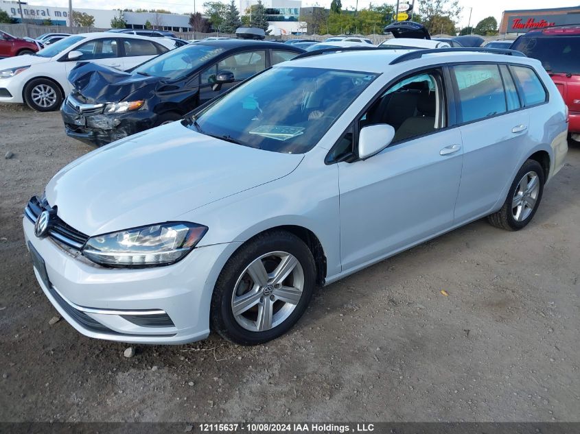 2019 Volkswagen Golf Sportwagen VIN: 3VW117AU9KM515426 Lot: 12115637