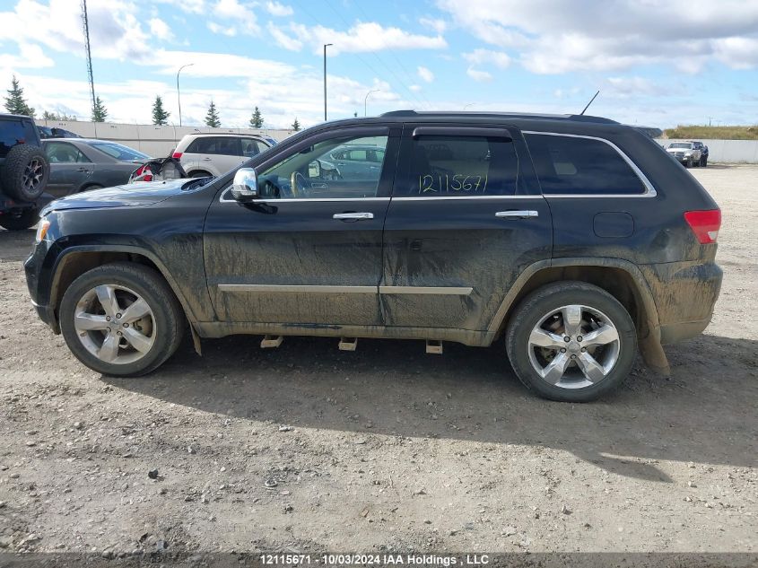 2013 Jeep Grand Cherokee Overland VIN: 1C4RJFCG1DC586132 Lot: 12115671