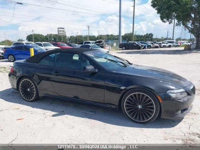 2010 BMW 6 Series VIN: WBAEB5C53AC225126 Lot: 12115679