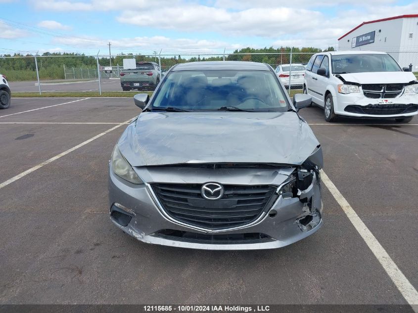 2014 Mazda Mazda3 VIN: JM1BM1V77E1162136 Lot: 12115685