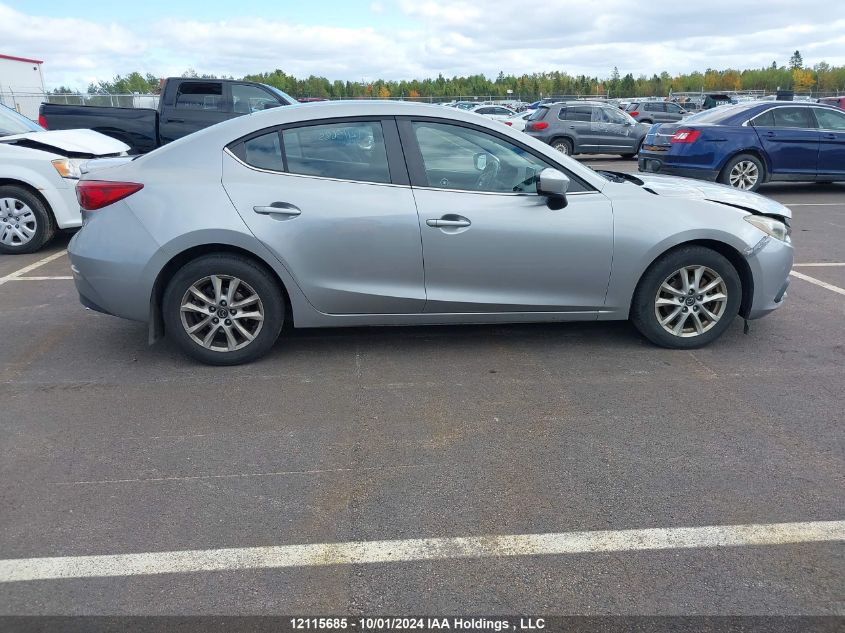 2014 Mazda Mazda3 VIN: JM1BM1V77E1162136 Lot: 12115685