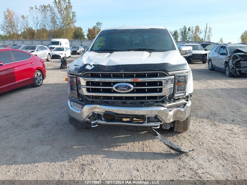 2021 Ford F150 Supercrew VIN: 1FTFW1E54MKD36506 Lot: 12115687