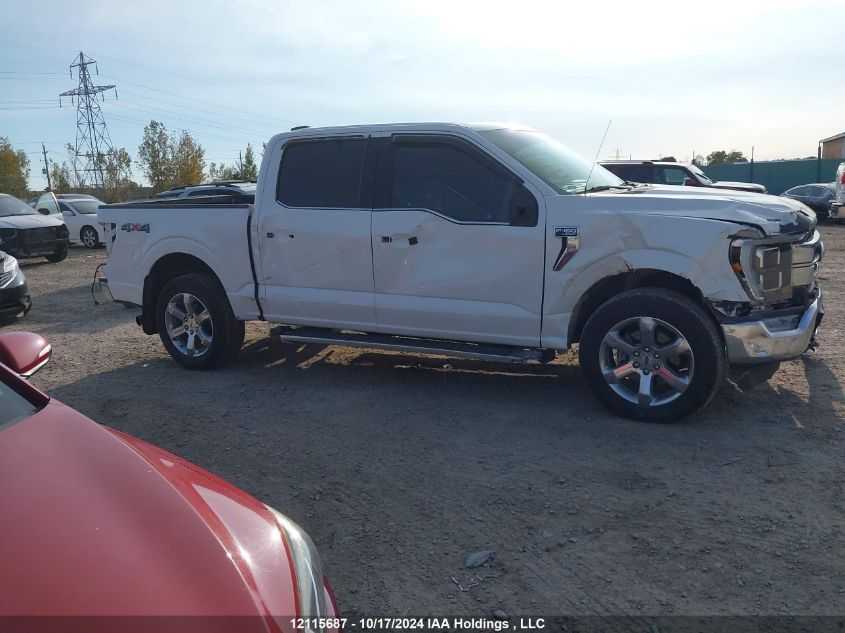 2021 Ford F150 Supercrew VIN: 1FTFW1E54MKD36506 Lot: 12115687