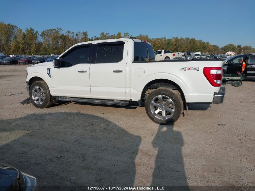 2021 Ford F150 Supercrew VIN: 1FTFW1E54MKD36506 Lot: 12115687