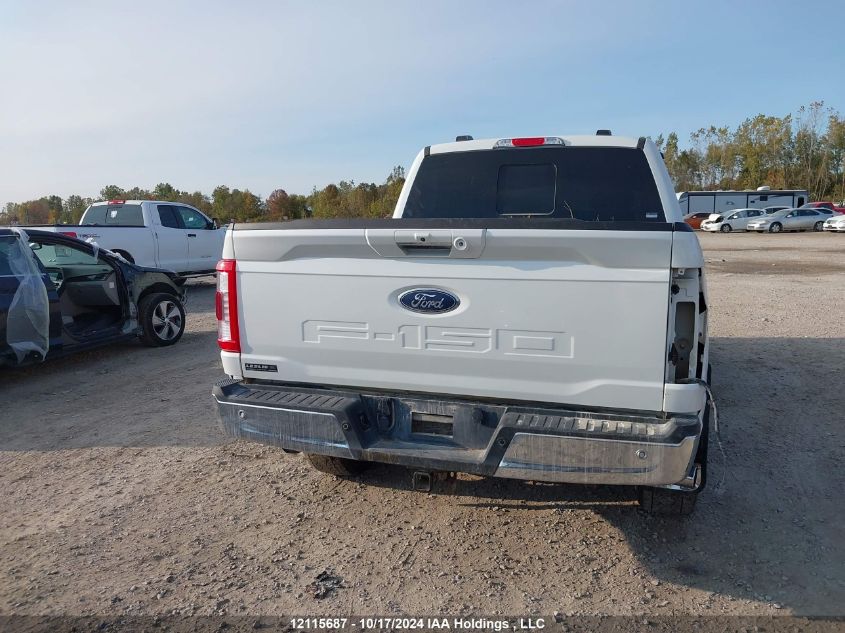 2021 Ford F150 Supercrew VIN: 1FTFW1E54MKD36506 Lot: 12115687