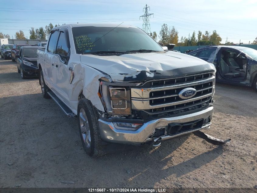 2021 Ford F150 Supercrew VIN: 1FTFW1E54MKD36506 Lot: 12115687