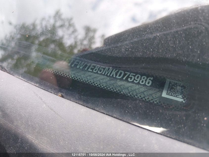 2021 Ford F150 Supercrew VIN: 1FTFW1E85MKD75986 Lot: 12115701