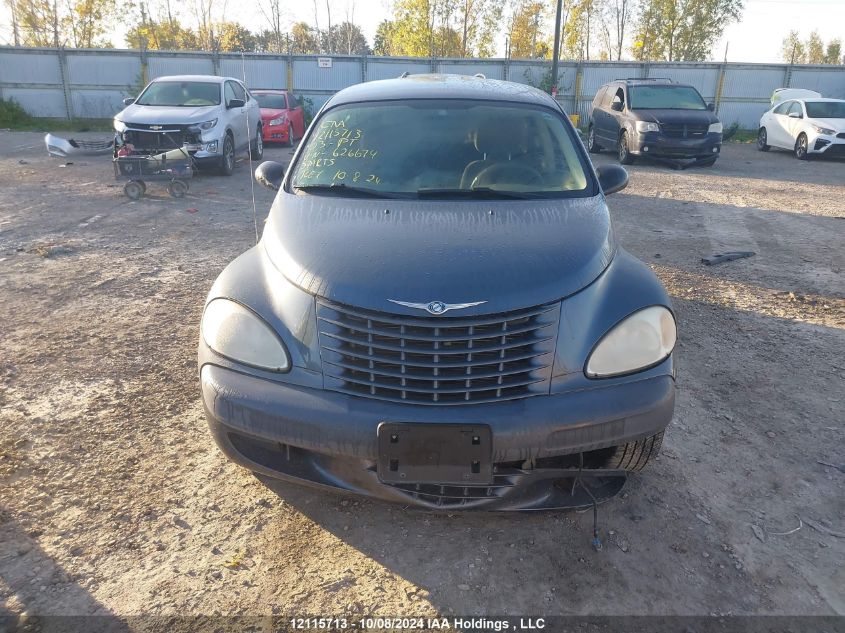 2003 Chrysler Pt Cruiser VIN: 3C4FY48B43T626674 Lot: 12115713