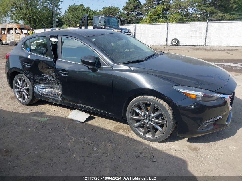 2018 Mazda 3 Grand Touring VIN: 3MZBN1M3XJM168356 Lot: 12115720