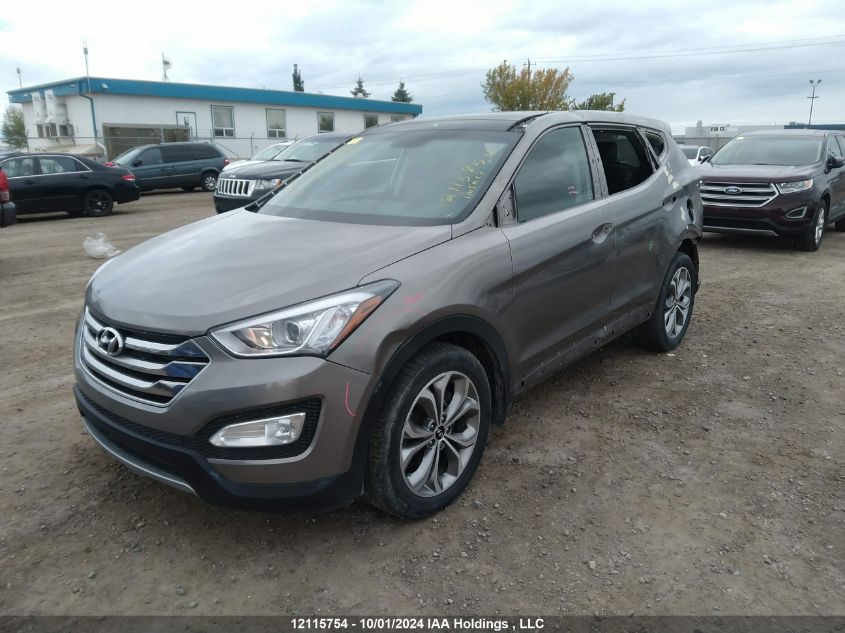 5XYZUDLA5FG259612 2015 Hyundai Santa Fe Sport