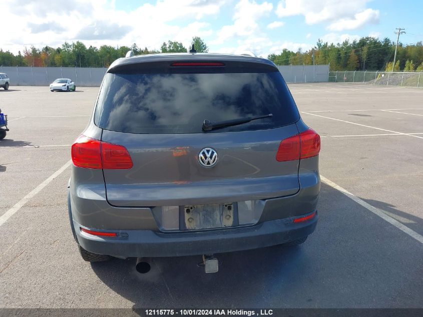 WVGBV7AX3CW078039 2012 Volkswagen Tiguan