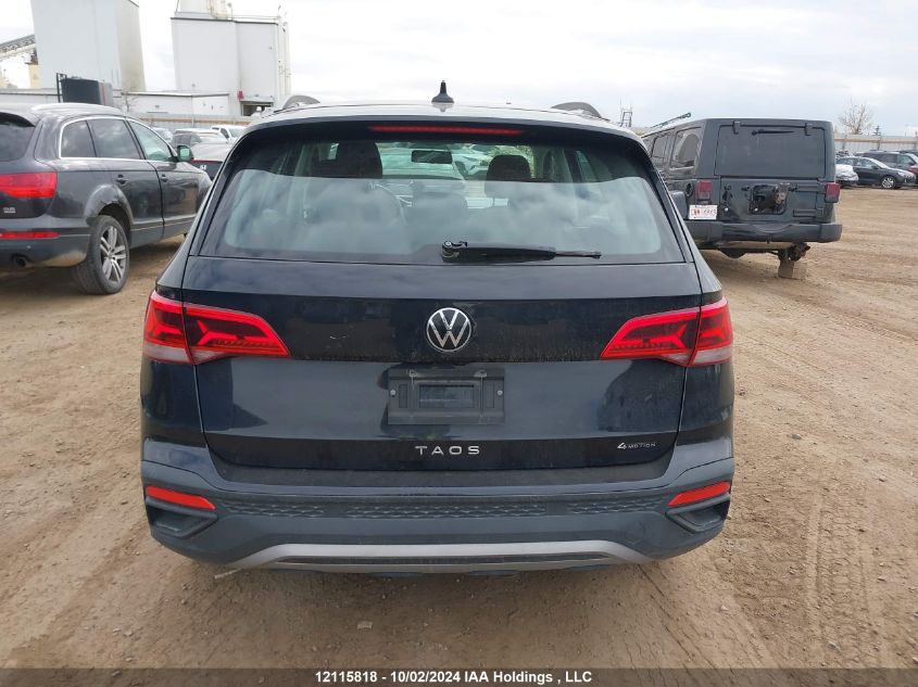 2022 Volkswagen Taos S VIN: 3VVAX7B28NM031784 Lot: 12115818