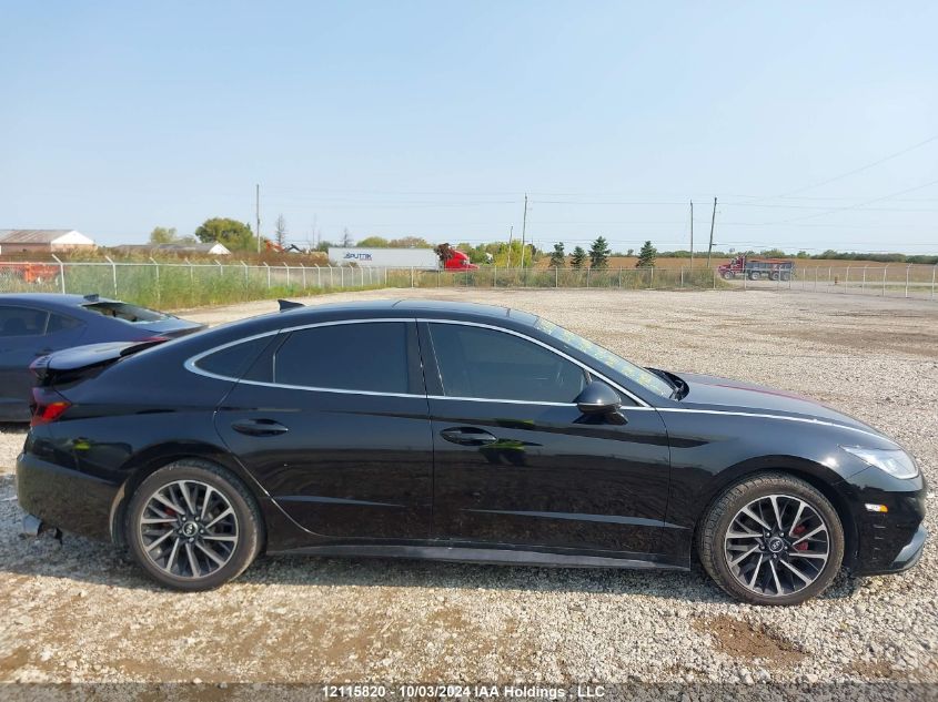 2020 Hyundai Sonata Sel Plus VIN: 5NPEJ4J27LH015466 Lot: 12115820