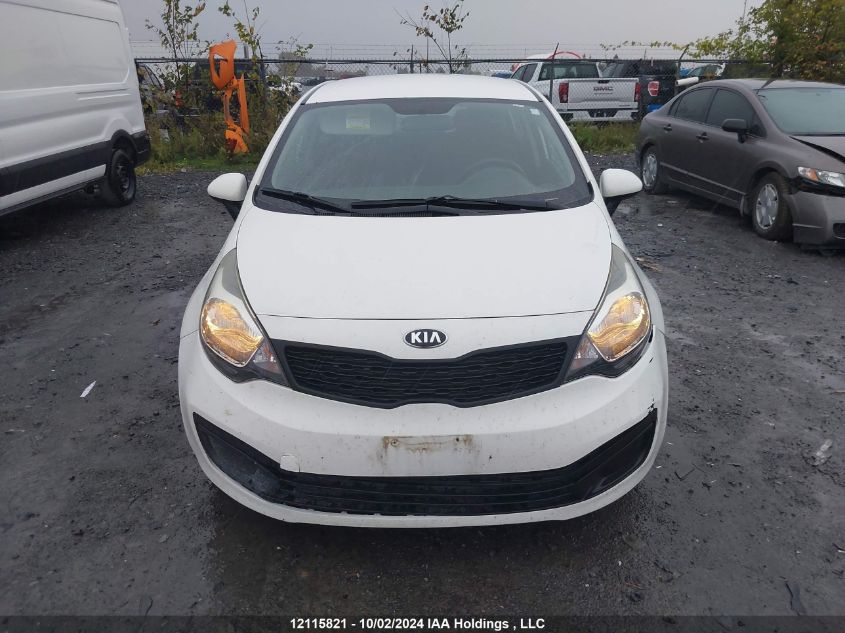 2014 Kia Rio VIN: KNADM4A3XE6416337 Lot: 12115821