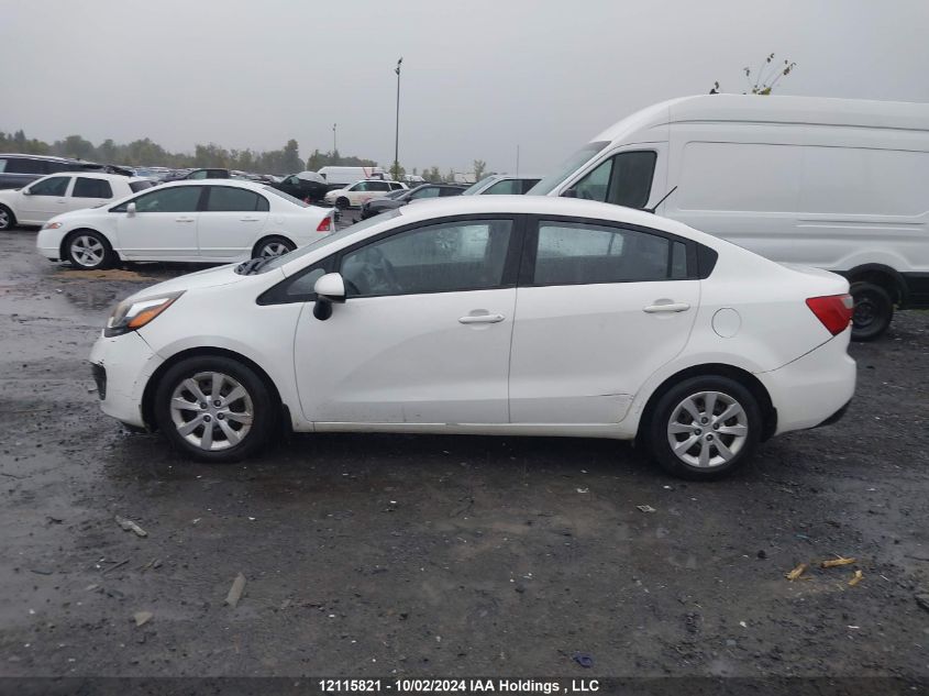 2014 Kia Rio VIN: KNADM4A3XE6416337 Lot: 12115821