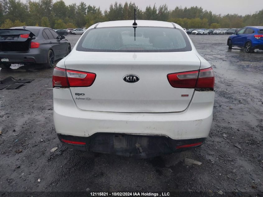 2014 Kia Rio VIN: KNADM4A3XE6416337 Lot: 12115821