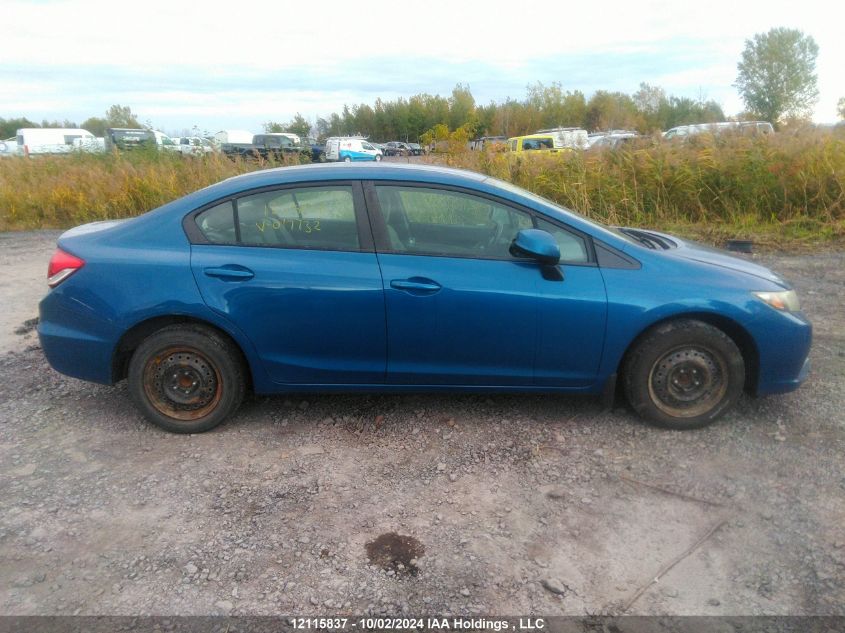 2013 Honda Civic VIN: 2HGFB2F47DH017732 Lot: 12115837