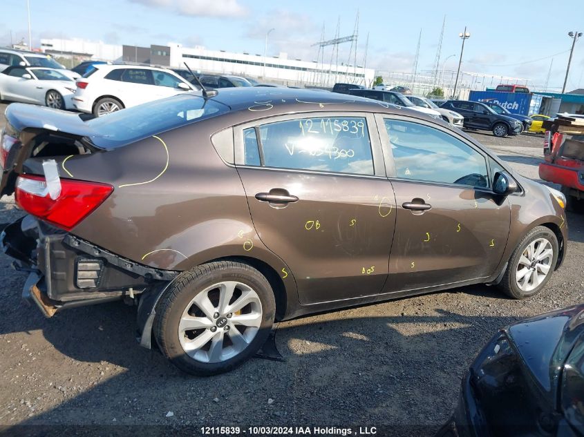 2016 Kia Rio VIN: KNADN4A34G6654300 Lot: 12115839