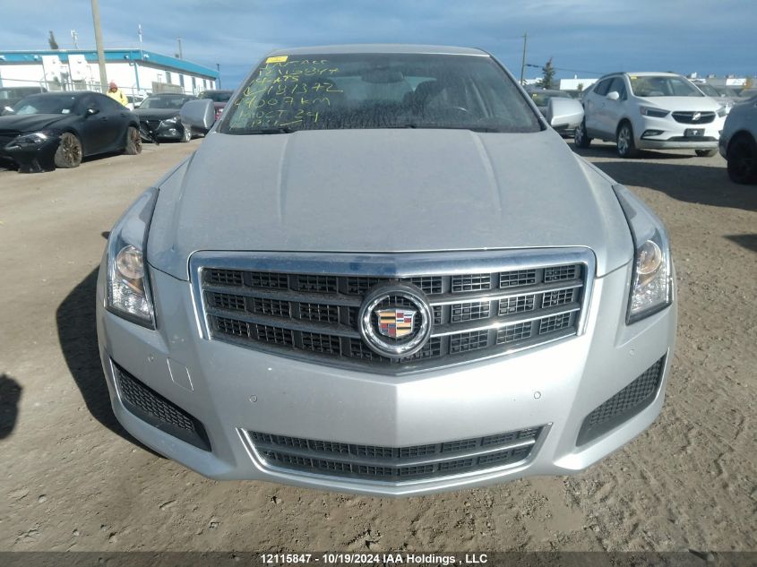 2014 Cadillac Ats Luxury VIN: 1G6AH5RX1E0181372 Lot: 12115847