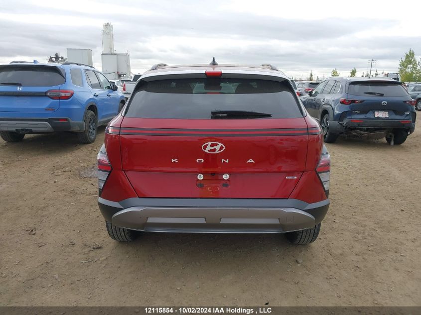 2024 Hyundai Kona Sel VIN: KM8HCCAB7RU121332 Lot: 12115854