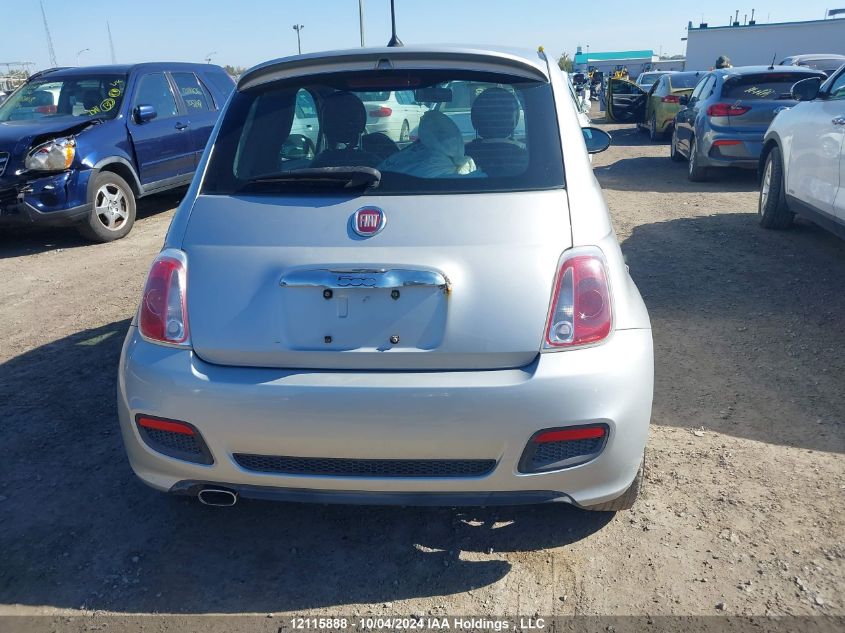 2012 Fiat 500 Sport VIN: 3C3CFFBR8CT107576 Lot: 12115888