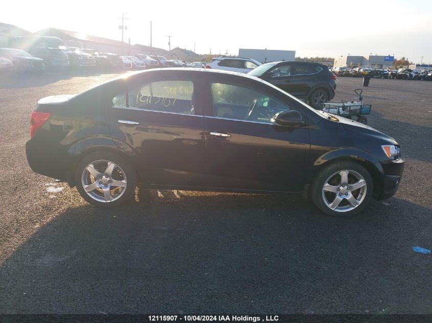 2012 Chevrolet Sonic Lt VIN: 1G1JD5EH5C4121813 Lot: 12115907