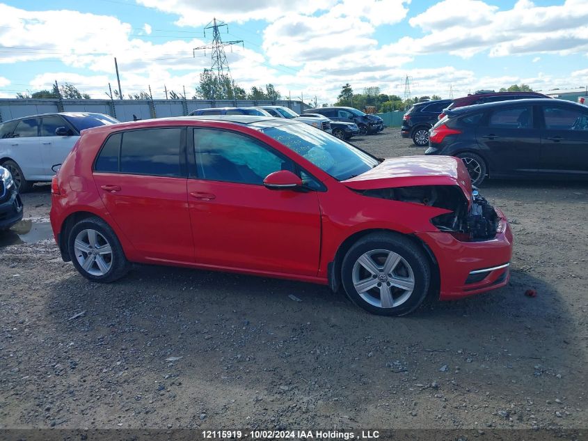 2018 Volkswagen Golf S/Se VIN: 3VWG17AUXJM272251 Lot: 12115919