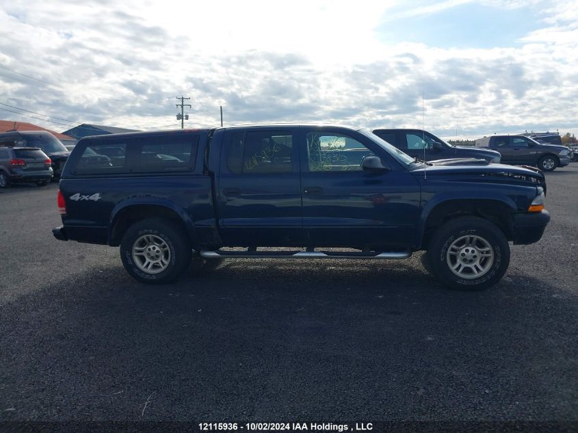 2003 Dodge Dakota VIN: 1D7HG38N23S138315 Lot: 12115936