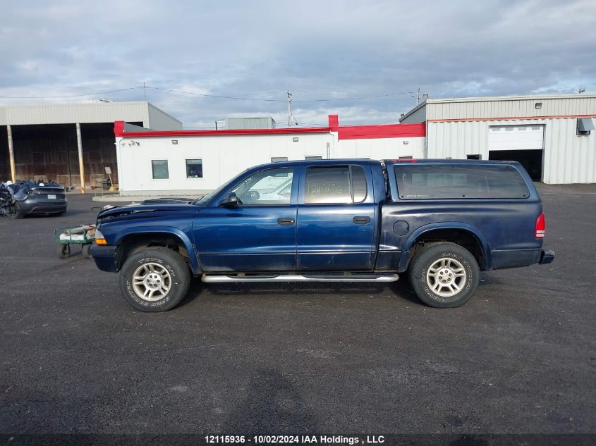 2003 Dodge Dakota VIN: 1D7HG38N23S138315 Lot: 12115936