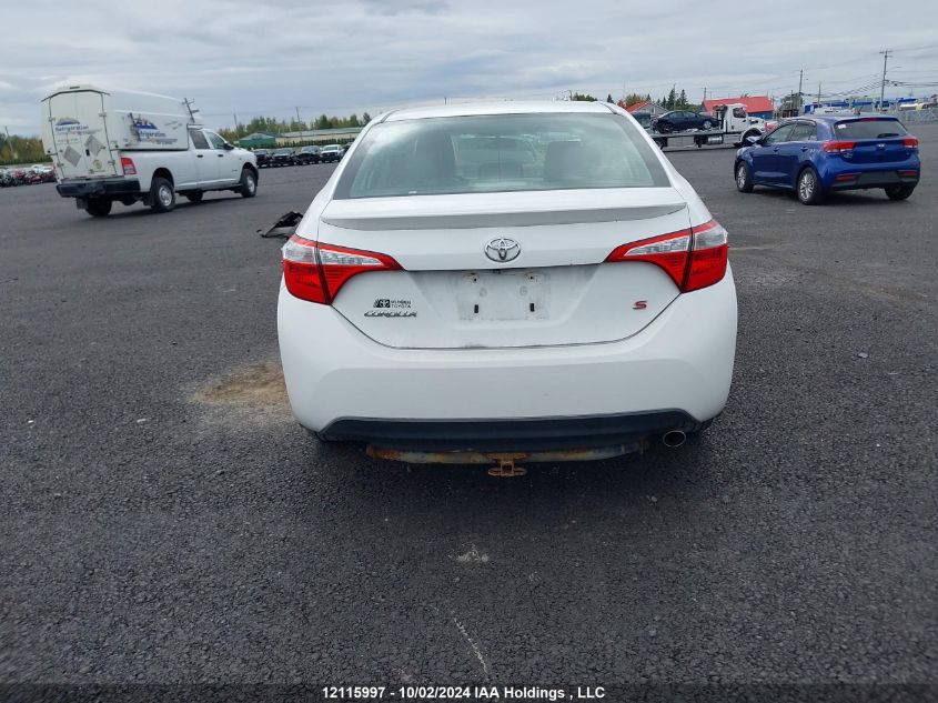 2014 Toyota Corolla S VIN: 2T1BURHE3EC122270 Lot: 12115997