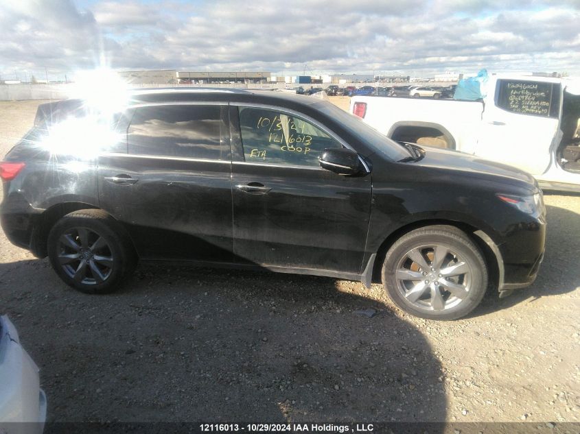 2014 Acura Mdx VIN: 5FRYD4H87EB501113 Lot: 12116013