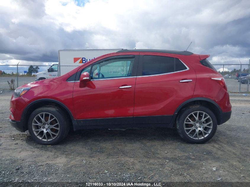 2018 Buick Encore Sport Touring VIN: KL4CJ2SBXJB643217 Lot: 12116033