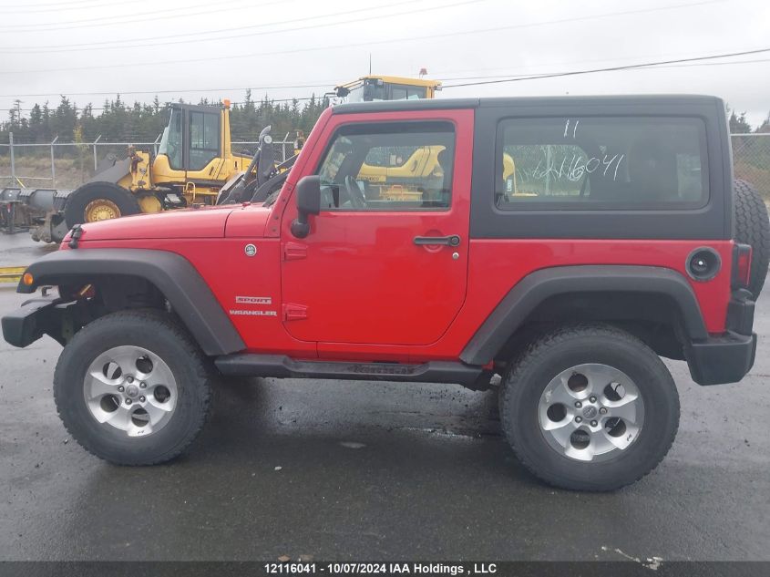 1J4AA2D13BL629215 2011 Jeep Wrangler Sport