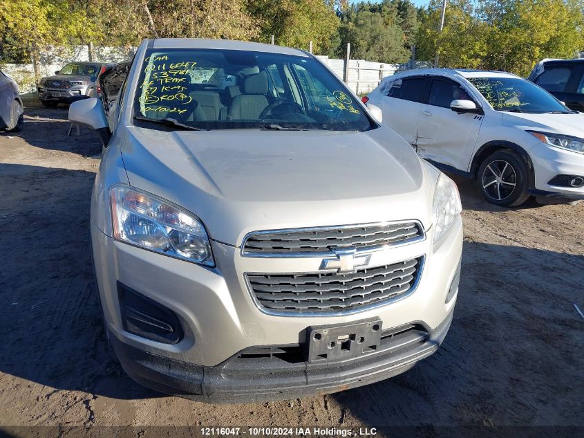 2014 Chevrolet Trax VIN: 3GNCJKEB0EL153981 Lot: 12116047