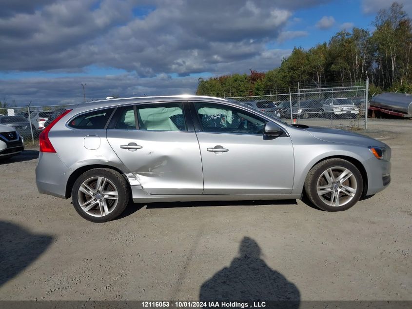 2015 Volvo V60 VIN: YV1612SL3F1257046 Lot: 12116053