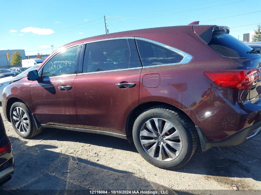 2015 Acura Mdx VIN: 5FRYD4H41FB502157 Lot: 12116084