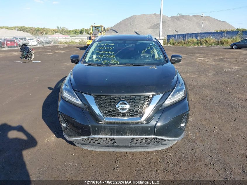 5N1AZ2MS1KN108338 2019 Nissan Murano