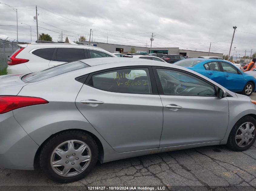 2011 Hyundai Elantra Gl VIN: 5NPDH4AE4BH026053 Lot: 12116127