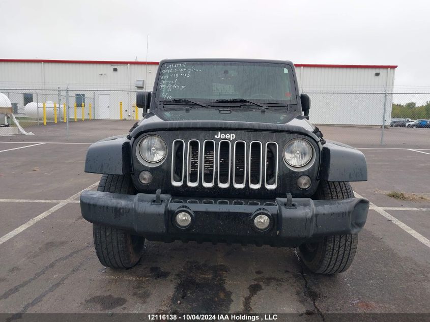 2016 Jeep Wrangler Sahara VIN: 1C4AJWBG8GL178178 Lot: 12116138